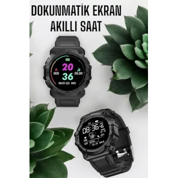 Unisex Tasarımıyla Klasik ve Spor Kombinlere Uygun Akıllı Saat