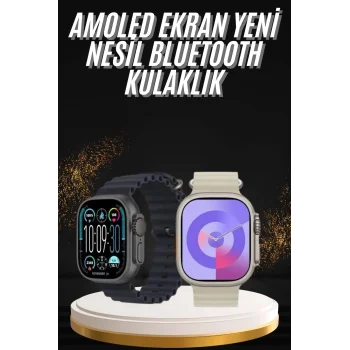 Uyku ve Sağlık Takibi Yapabilen GPS Uyumlu Plastik Kordonlu Akıllı Saat