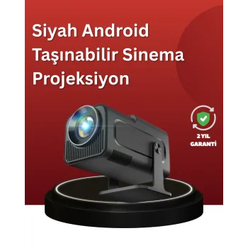 Uzun Ömürlü Lamba ve Dahili Hoparlörlü Ev Sinema Projektörü