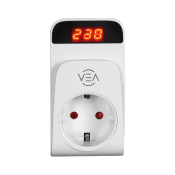 VEA VE-25530 15A 3520W TEKLİ DİJİTAL GÖSTERGELİ AKIM KORUMALI PRİZ AŞIRI YÜKSEK GERİLİM (5047)