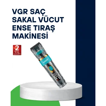 VGR V-695 Profesyonel Saç ve Sakal Kesme Makinesi Şarjlı ve Kablolu Kullanım
