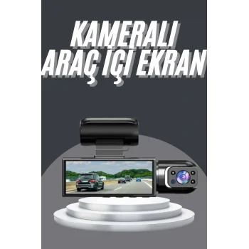Video ve Fotoğraf Kaydedici Sürüş Kamerası Ön ve Arka Çift Kameralı