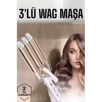 Wag Maşa Negatif İyon Teknolojili Isı Ayarlı Saç Maşası