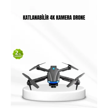 Wi-Fi Bağlantılı 4K Drone Katlanabilir ve 360° Takla Özellikli