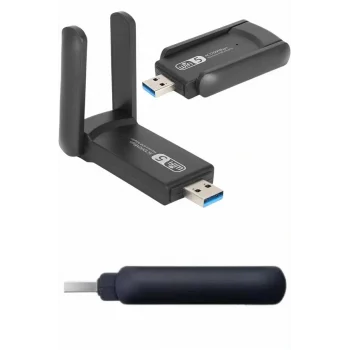 Wifi Alıcı Dual Band Usb 3.0 Adaptör Kablosuz Windows 7/8/10/11