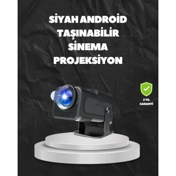 WiFi6 ve Bluetooth 5.0 Teknolojili Kablosuz Bağlantı Özellikli Projektör