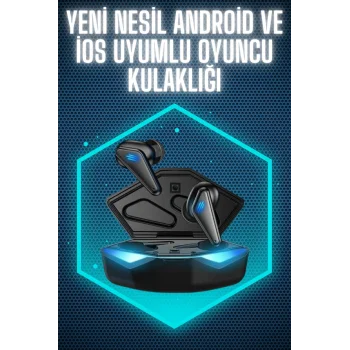 Wireless Gaming Kulaklık Mikrofonlu Bluetooth Oyuncu Kulaklığı