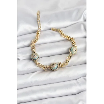 Xuping VIP Nazarlı Gold Renk Bileklik