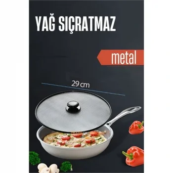 Yağ Kızartma Sıçratmaz Kapak 29 Cm