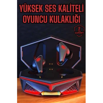 Yeni Nesil Oyuncu Kulaklığı Gürültü Önleyici Uzun Pil Ömrü Bluetooth Bağlantılı