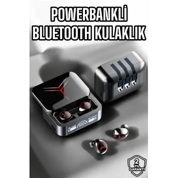 Yeni Nesil Powerbankli Bluetooth Bağlantılı Kablosuz Kulaklık