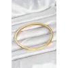 316L Çelik Gold Renk 65 mm İnce Kadın Kelepçe Bileklik