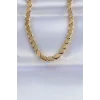 316L Çelik Gold Renk Arpa Model Kolye