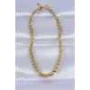 316L Çelik Gold Renk Arpa Model Kolye