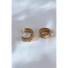 316L Çelik Gold Renk Sıkıştırmalı Erkek Küpe