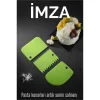 3’lü Dekoratif Şekillendirme Aparatı Hamur Pasta Kesici Kazıma  (Düz, Dişli, Kavisli)