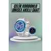 Akıllı Saat Çelik Kordonlu Amoled Ekran Android ve İOS Uyumlu Çağrı Cevaplayabilen