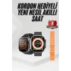 Akıllı Saat Sağlık Takibi Kalp Atışı Adımsayar Ultra Yeni Nesil nefes Egzersizi