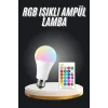 Ambiyans Aydınlatma RGB Led Lamba Kumandalı Renk Değiştirebilen