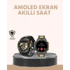 Amoled Ekran Akıllı Saat Uyku Nabız Adım Ölçer Su Geçirmez