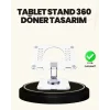 Ayarlanabilir Şeffaf Tablet Standı Kaymaz Silikon Tabanlı