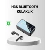 Ayna Ekranlı Bluetooth 5.1 Kablosuz Kulaklık – 3500 mAh Şarj Kutusu, Suya Dayanıklı
