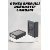 Bahçe Aydınlatması Solar Güneş Enerjili Dekoratik Led Işıklı Lamba