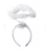 Beyaz Otrişli Tüylü Esnek Yapı Melek Haresi Melek Tacı (5047)