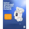 Bluetooth 5.3 Kulaklık – Kulakiçi, ANC+ENC, 4 Adet Set, Dijital Göstergeli