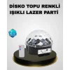 Bluetooth Hoparlörlü LED Disko Işığı Müzik Ritim Duyarlı ve Taşınabilir