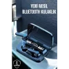 Bluetooth Kulaklık Powerbankli Dijital Göstergeli Dokunmatik Kontrol