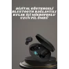 Bluetooth Kulaklık TWS Yüksek Ses Kaliteli Kesintisiz Dijital Göstergeli Kulaklık