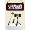Cep Telefonu Tripod Standı Manyetik Selfie Sopa Bluetooth Uzaktan Kumandalı