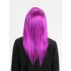 Fuşya Renk Düz Kesim Uzun Parti Peruğu Takma Saç (5047)