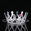 Gümüş Renk Çocuk ve Yetişkin Uyumlu Kraliçe Tacı Prenses Tacı 8X25 cm (5047)