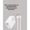 Güvenli ve Hızlı Şarj İçin 67W Turbo Adaptör Type-C Kablo ile