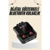 Kablosuz Şarj Göstergeli Powerbank Özellikli Bluetooth Kulaklık Çağrı Cevaplayabilen