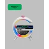 Kablosuz Şarjlı Dijital Saat RGB Işıklı Bluetooth Hoparlör Çok Fonksiyonlu