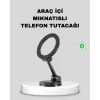 Katlanır Manyetik Araç İçi Telefon Tutucu – 360° Dönebilen, MagSafe Uyumlu, Güçlü Mıknatıslı Tasarım