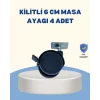 Kilitli Mobilya Tekerleği 6 cm 4’lü Kolay Kurulum
