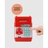 Kırmızı ATM Kasa Tipi Para Biriktirme Kumbarası