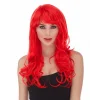 Kırmızı Renk Uzun Dalgalı Parti Peruğu (5047)