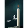 Klasik Mum 6 Adet - Kokusuz Mum