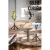 Kumandalı Tripod Telefon Tutucu Selfie Çubuğu 360 Derece Dönebilen