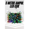 Ledli Fişli Led Dekor Lambası 5M RGB Yılbaşı Ağacı Işığı