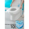 Klozet Kapağı Kılıfı Hijyenik Seyahat Tek Kullanımlık Klozet WC Örtüsü 10 ADET