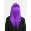 Mor Renk Düz Kesim Uzun Parti Peruğu Takma Saç (5047)