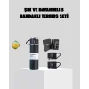 Paslanmaz Çelik 500 ml Termos Seti – 8 Saat Isı Koruma, Vakumlu, Sızdırmaz ve Taşınabilir