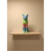 Pastel Rainbow Kedi Figürü Masa ve Raf Üstü Ev Dekorasyonu