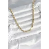 Pirinç Gold Renk 60 cm Zincir Kadın Kolye